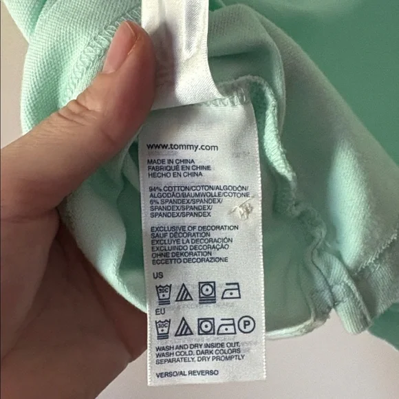 NEW TOMMY HILFIGER Women’s Seafoam Polo - Picture 5 of 5